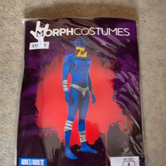 Morph Costumes: Adult Blue Orc Jaw Dropper! New! - Picture 9 of 11